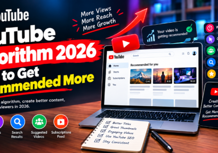 Discover how the YouTube algorithm works in 2026 and learn proven strategies to get your videos recommended, reach more viewers, and grow your channel.